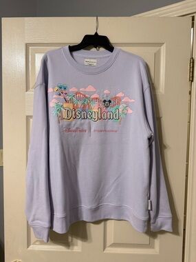 Disney Lavender Crewneck Sweatshirt